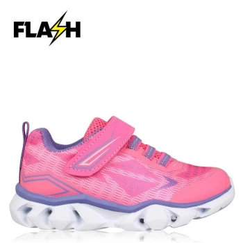 Image of Slazenger Light Up Infants Trainers - Pink/Purple