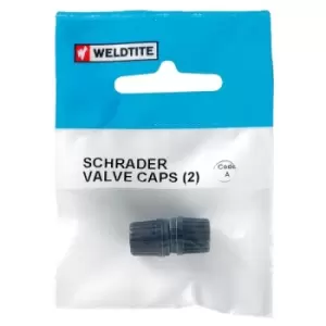 Image of Weldtite Bike Bits Schrader Valve Caps x2