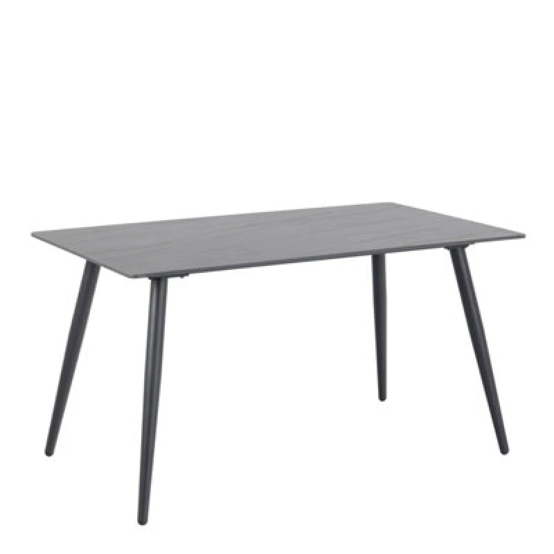 Image of Furniture To Go Wicklow Ceramic Dining Table In Black