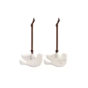 Image of Hope One to Keep, One to Share Ornament Set