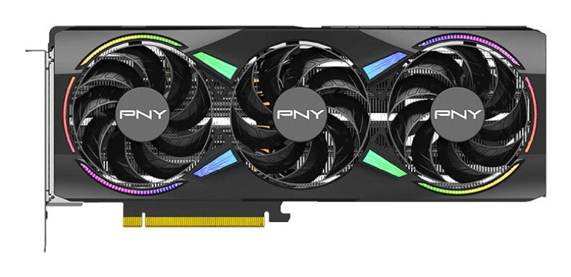 Image of PNY GeForce RTX 5070 Ti ARGB OC Triple Fan 16GB GDDR7 PCI-Express Graphics Card