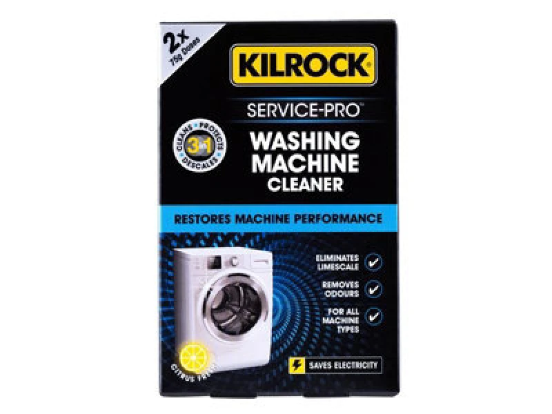 Image of Kilrock Serviceprowm Service-Pro Washing Machine Descaler & Cleaner 75G (Pack Of 2) Kilserveprwm