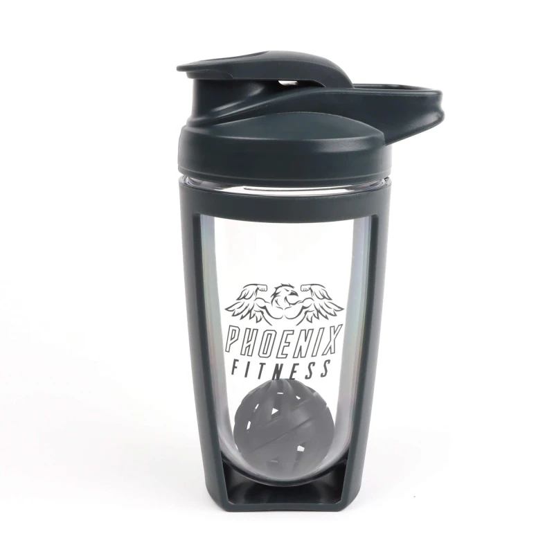 Image of Phoenix Fitness Protein Shaker Bottles Slate unisex 600ml