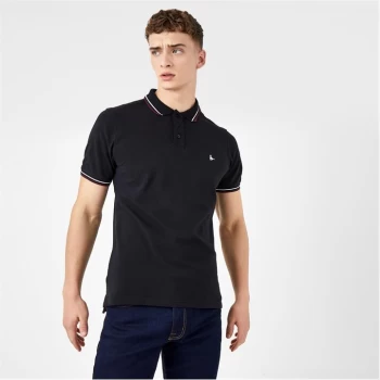Image of Jack Wills Tipped Polo - Black