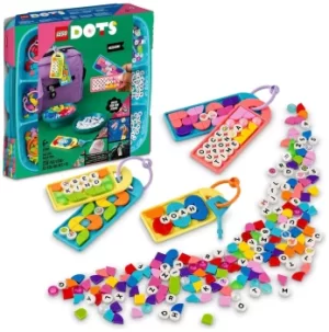 Image of LEGO DOTS Bag Tags Mega Pack Messaging 5in1 Craft Set 41949