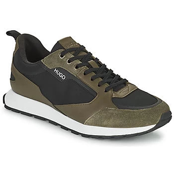 Image of Hugo Boss Icelin Nylon Runner Trainers Brown 301 Men