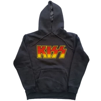 Image of KISS - Classic Logo Unisex Medium Hoodie - Grey