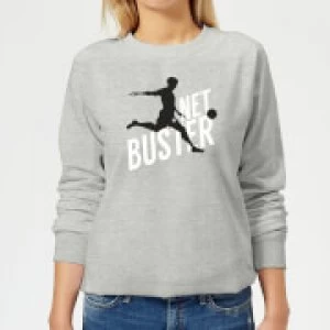 Image of Net Buster Womens Sweatshirt - Grey - 3XL