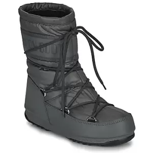 Image of Moon Boot MOON BOOT MID NYLON WP womens Snow boots in Grey,4,5,6,6.5,7,8,2.5,4