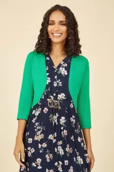 Image of Green Knitted Bolero