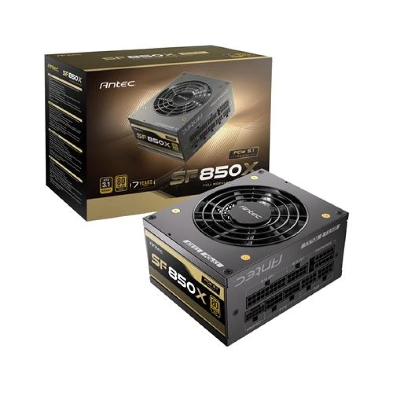 Image of Antec SF850X 80Plus Gold ATX 3.1 850W Full Modular SFX Power Supply