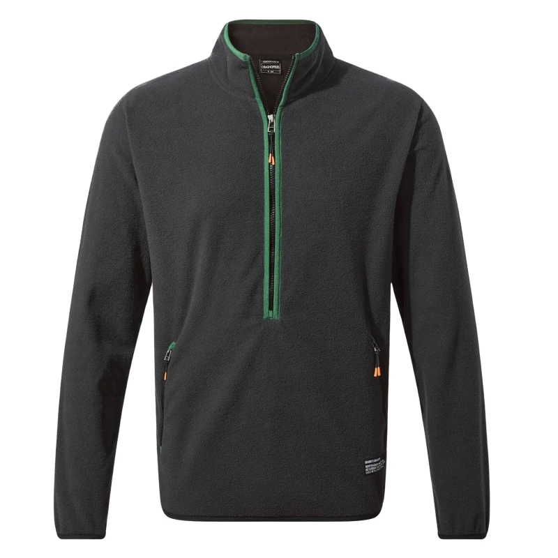 Image of 1/2 zip fleece Craghoppers CO2Renu Noir Male M