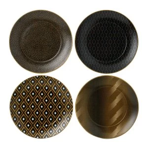 Image of Wedgwood Arris set of 4 accent tea plates