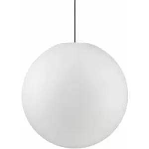 Image of White pendant lamp sole 1 bulb Diameter 8 Cm