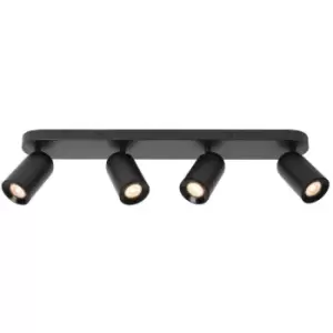 Image of Lucide PUNCH - Ceiling Spotlight Bar - 4xGU10 - Black