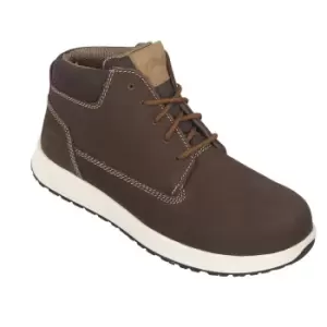 Image of Brown Nubuck Composite Boot Size 10/44