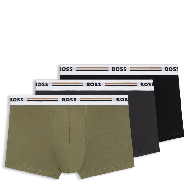 Image of Boss 3 Pack of Revive Trunks Multi Colour male 2XL