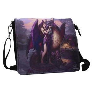 Image of Dragon Sanctuary Embossed Shoulder Bag