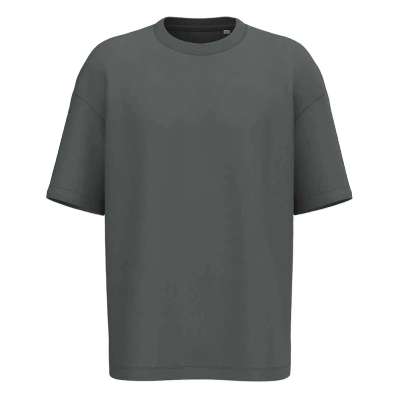 Image of Native Spirit Mens French Terry T-Shirt in Grey Size: XS Grey Male XS