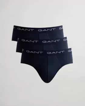Image of GANT Men 3 Pack Briefs (S) Blue