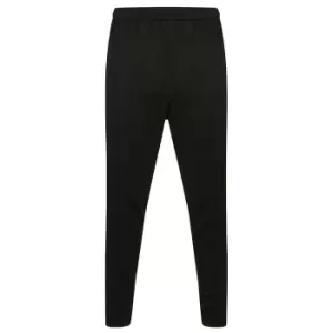 Image of Finden & Hales Mens Knitted Tracksuit Pants (M) (Black/Red)