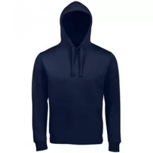 Image of SOLS Unisex Adults Spencer Hooded Sweatshirt (L) (French Navy)