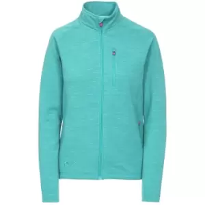 Image of Trespass Womens/Ladies Erinn DLX Fleece Jacket (XS) (Ocean Green Marl)