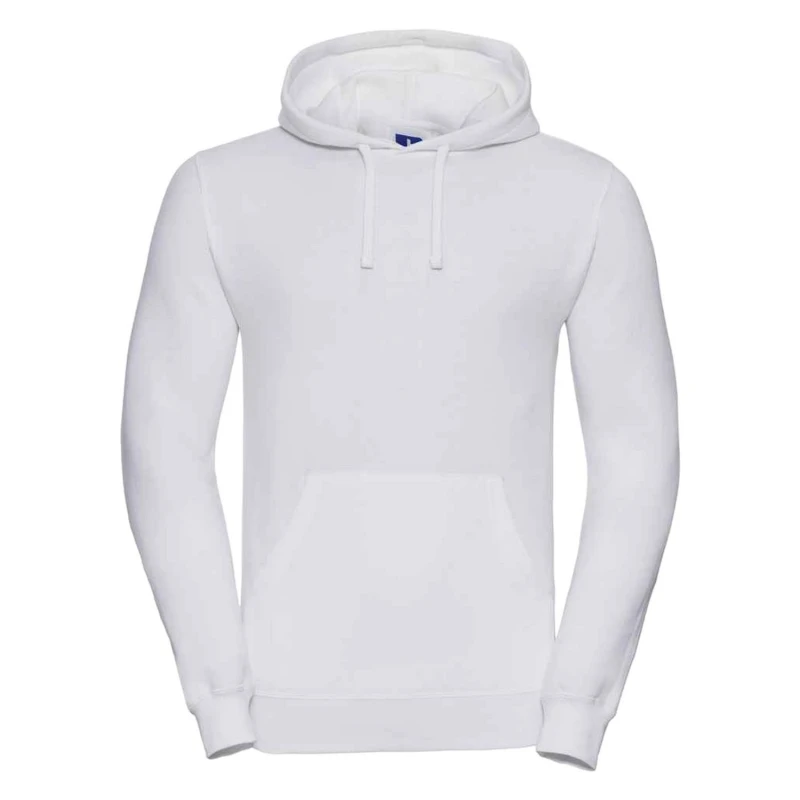 Image of Russell Mens Plain Orange Hoodie in White Size: XS White Male XS