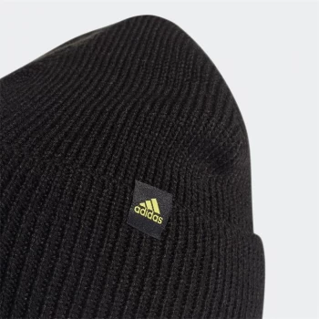 Image of adidas Juventus Beanie Unisex - Black / Shock Yellow