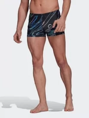 Image of adidas Swim Watersword Briefs, Black, Size S, Men