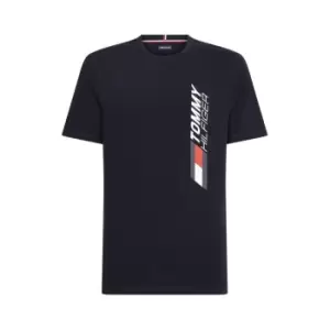 Image of Tommy Sport Graphic T Shirt - Blue