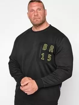 Image of BadRhino Br15 Pocket Sweatshirt - Black Size M Men