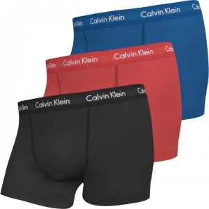 Image of Calvin Klein Stretch Trunks 3 Pack - Kett/Strawb/Blk