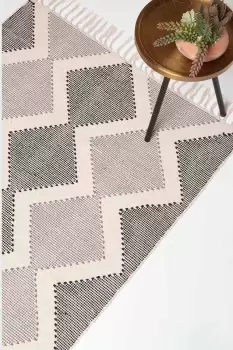 Image of Malmo Handwoven Cotton Textured Rug