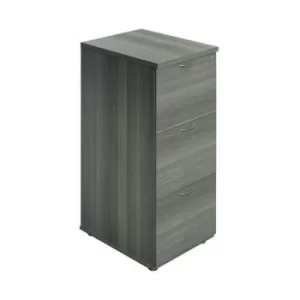 Image of 3 Drawer Filing Cabinet Grey Oak KF90465