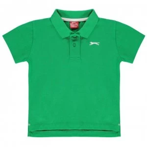 Image of Slazenger Plain Polo Shirt Infant Boys - Green