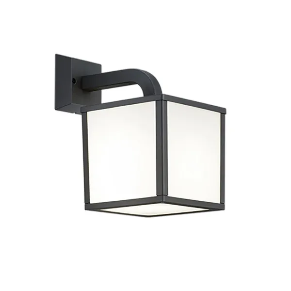 Image of Cubango Modern Outdoor Modern Wall Lamp Anthracite 3000K IP54