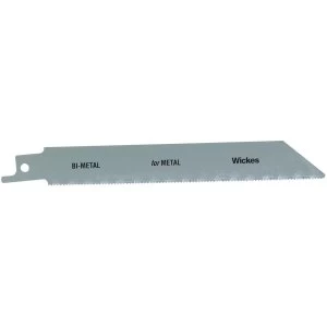 Image of Wickes Reciprocating Saw Blades for Metal 150mm Pack 3