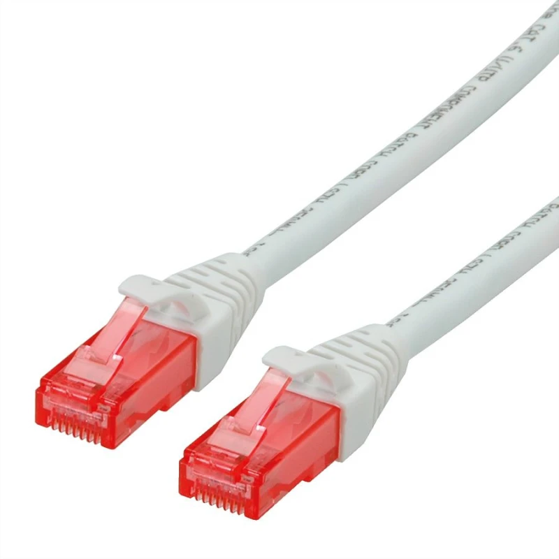 Image of ROLINE 21.15.2561 networking cable White 1m Cat6 U/UTP (UTP)