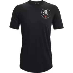 Image of Under Armour Armour Project Rock 100 T Shirt Mens - Black