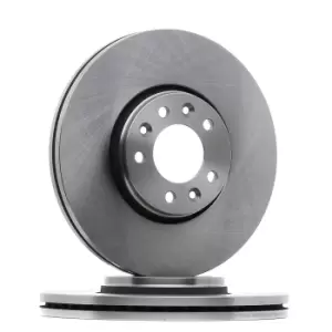 Image of RIDEX Brake disc 82B0250 Brake rotor,Brake discs FIAT,PEUGEOT,TOYOTA,Scudo (270_, 272_),Scudo Kastenwagen (270_, 272_)