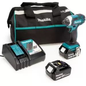 Image of Makita Makita DTD152 18V LXT Impact Driver, Toolbag, Charger (2 x 5.0Ah Batteries) 00051
