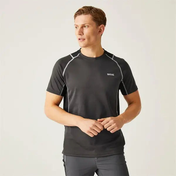 Image of Regatta Virda IV Tshirt Long Sleeve Shirts S Oxford Blue/New Royal 30472790350