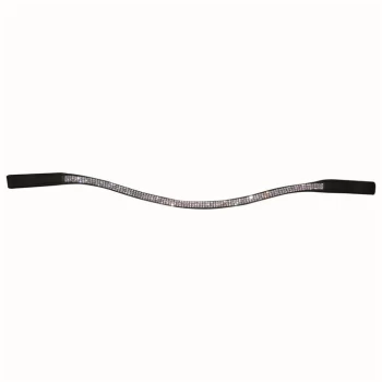 Image of Hy Curved Crystal Browband - Pink