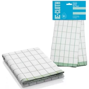 Image of E-Cloth Classic Check Tea Towel (Green)