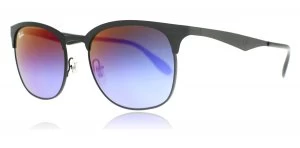 Image of Ray-Ban RB3538 Sunglasses Matte Black 186/B1 53mm