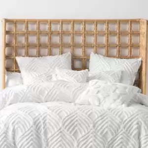 Image of Linen House Palm Springs Pillowcase Pair Cotton White