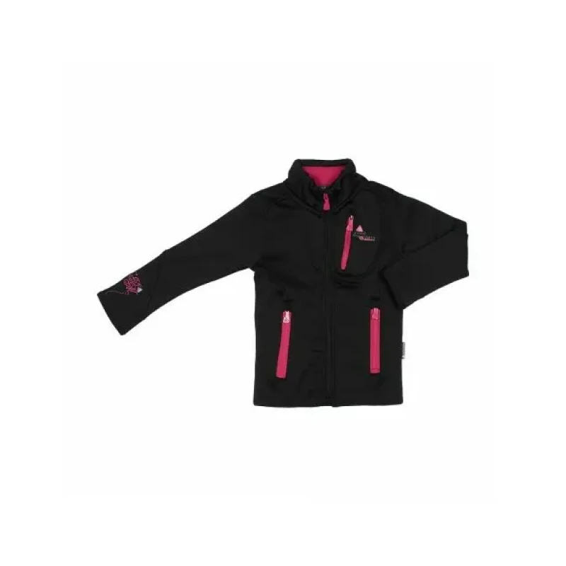 Image of Peak Mountain Girl's fleece shell sweatshirt Peak Mountain Gaynur Noir Female 16 ans GAYNUR/XJ/A-NOIR