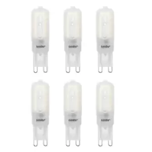 Image of 3.5W LED Mini Bulb G9, Warm White 3000K (pack of 6)