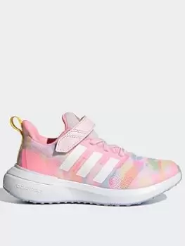 Image of adidas Younger Girls Fortarun 2.0, Pink, Size 2 Older